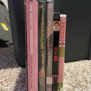 Five disc Wes Anderson collection. DVD | Blu-ray | Criterion.